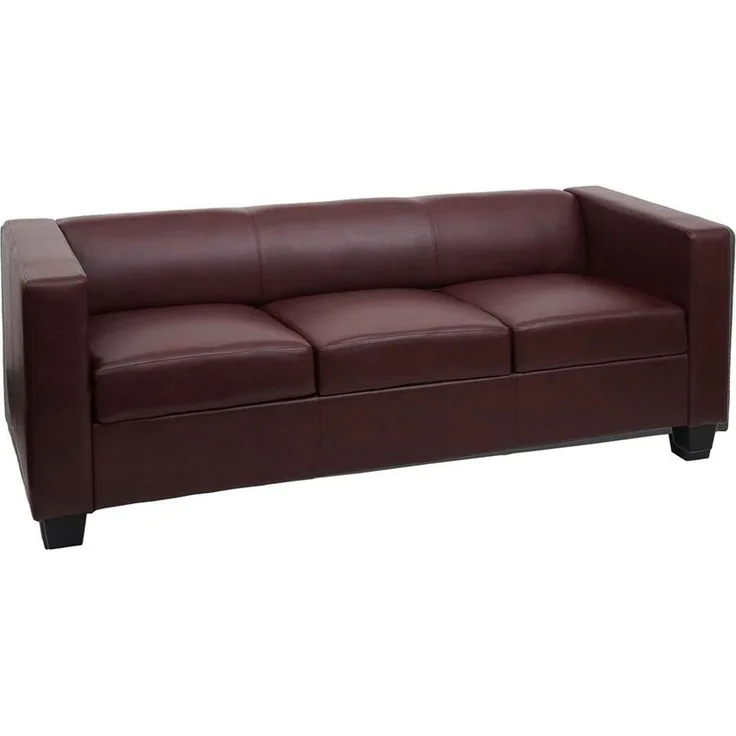 MCW 3-Sitzer Lille-S-K-3, 3-Sitzer, bequeme Sitzpolsterung, Lounge-Stil, Abgerundete Kanten