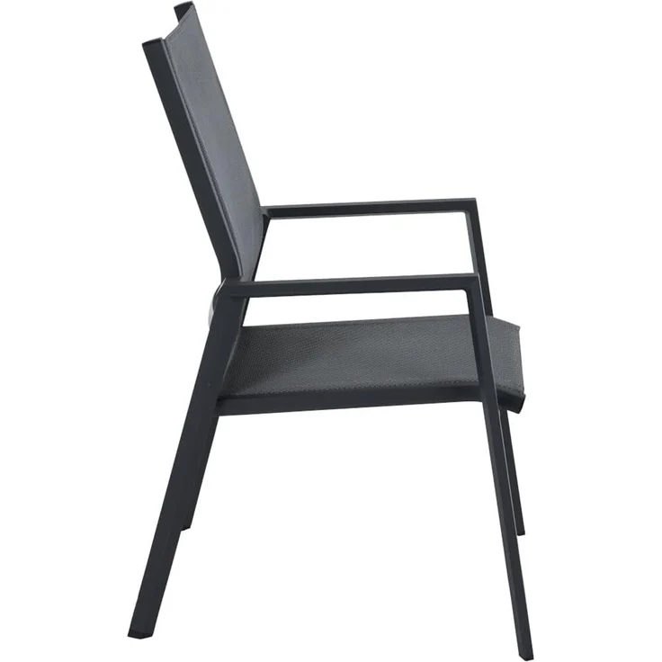 Tauro St. Sessel, m-anth Alu,Textilbez. royal-grey – Bild 3