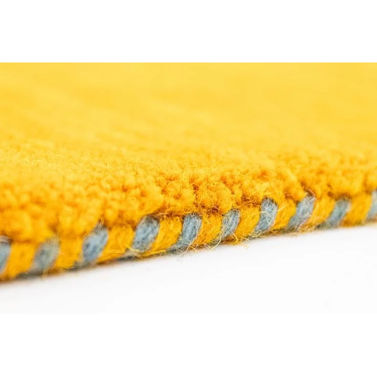 Gabbeh Teppich - Indus »Agra« 240 x 170 cm - gold – Bild 3