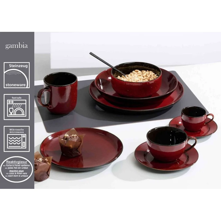 Ritzenhoff & Breker Gambia Kaffeetasse 220 ml 6er Set – Bild 1