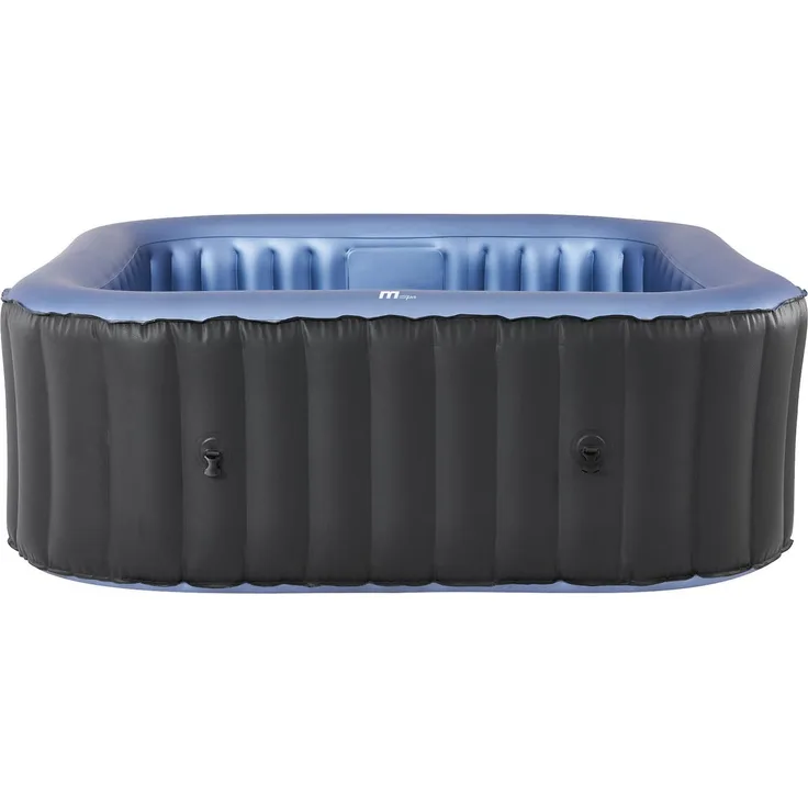 BRAST 'MSpa TEKAPO' Whirlpool, aufblasbar, für 4 Personen, In-Outdoor Pool, 108 Massagedrüsen, Aufblasfunktion per Tastendruck, 158 x 158 x 68 cm