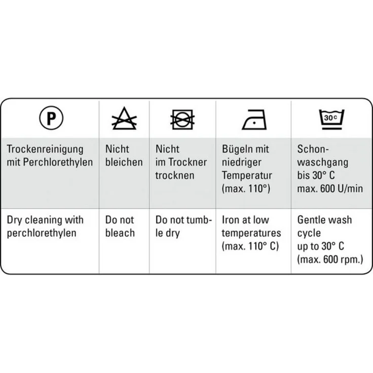Gardinia Schlaufenpanneau mit Stickerei weiß 140 x 45 cm – Bild 4