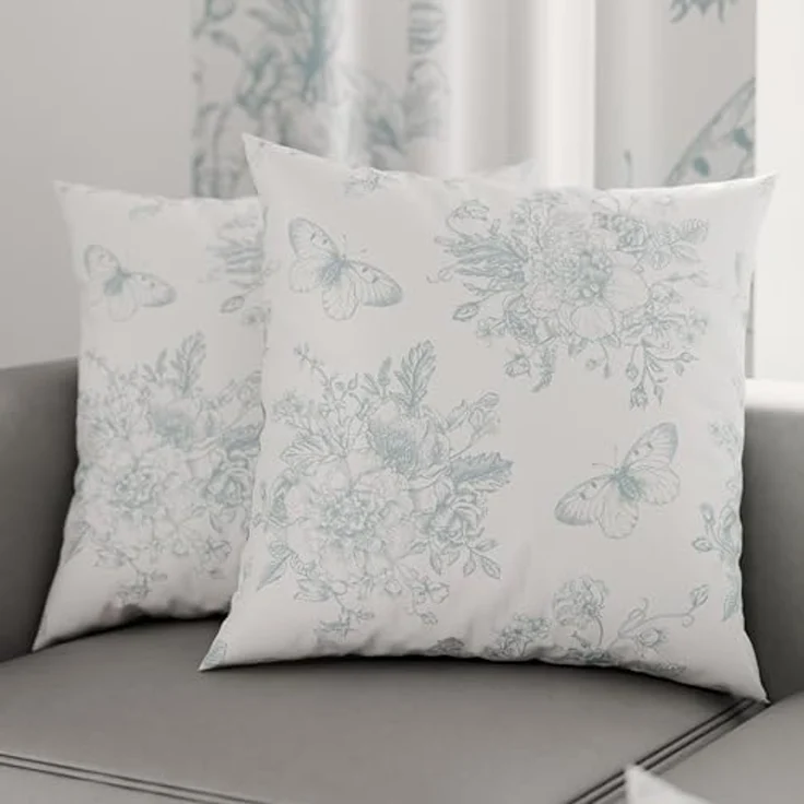 PETTI Artigiani Italiani – 2 Kissenbezüge 40x40 cm Mikrofaser – Sofakissenhüllen Dekokissen – Zierkissenbezüge für Couch, Bett, Wohnzimmer – Weiche Kissenhüllen mit modernem Design – Made in Italy – Bild 1