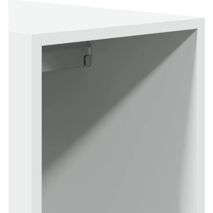 vidaXL Kleiderschrank Weiß 30x50x200 cm Holzwerkstoff 3307738 – Bild 8