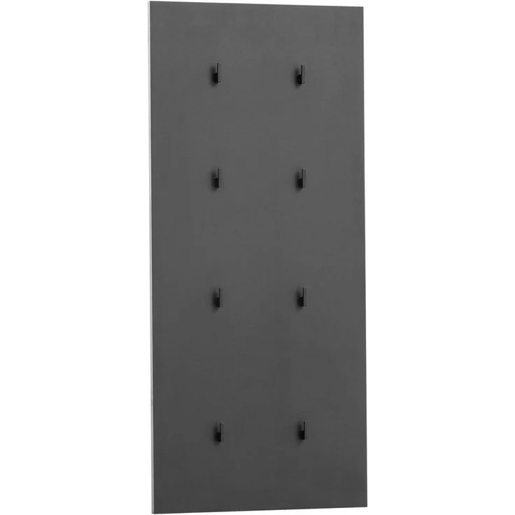 Schildmeyer Hakenpaneel Alexa, Holzwerkstoff, Schwarzmatt – Bild 1