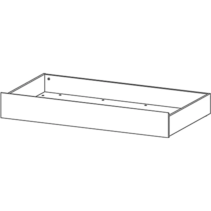 roba Universalbettkasten - Passend für Babybetten & Kinderbetten 70 x 140 cm - Holz weiß – Bild 8