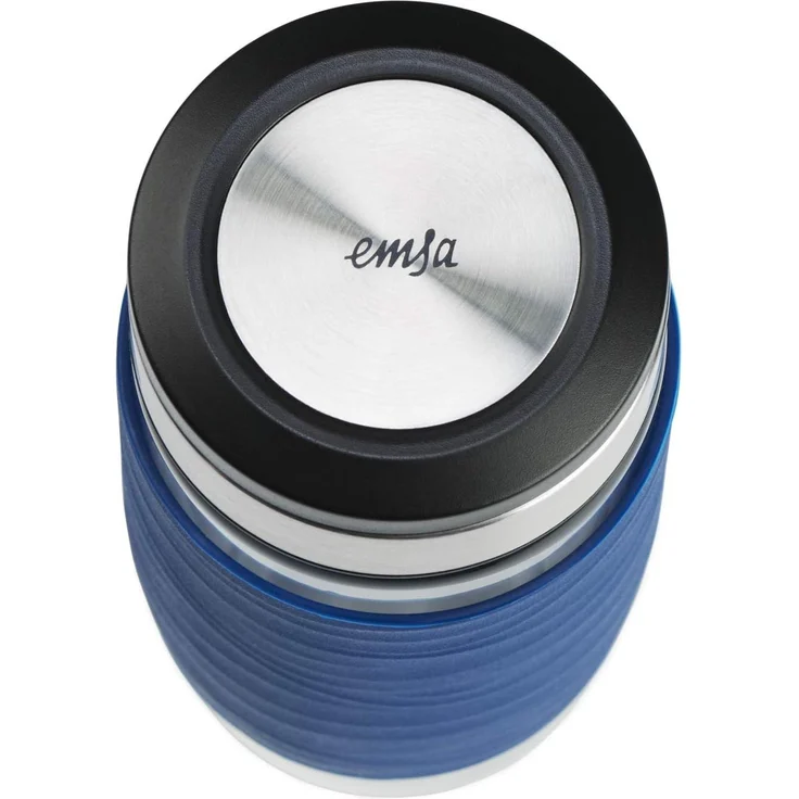EMSA 'Tee Mug' Teebecher mit Sieb, doppelwandiges Glas, Silikonmanschette, blau, 400 ml – Bild 8