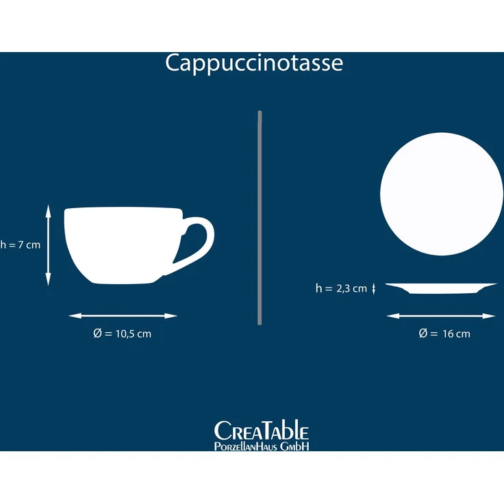 Golden Days Schwarz, Cappuccinoset 12-tlg (mo) – Bild 6