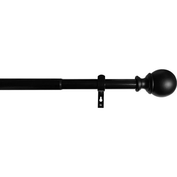 Gardinenbox Gardinenstange, Ø 25 mm, 1-läufig, ausziehbar, mit Bohren, geklemmt, Metall, Ausziehbare Gardinenstange »Köln« 91-182 cm Ø22/25 mm Komplettset zum – Bild 4