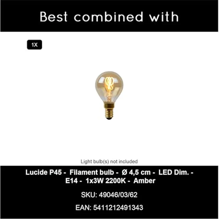LUCIDE MACIA - Tischlampe - 1xE14 - Terrakotta – Bild 8
