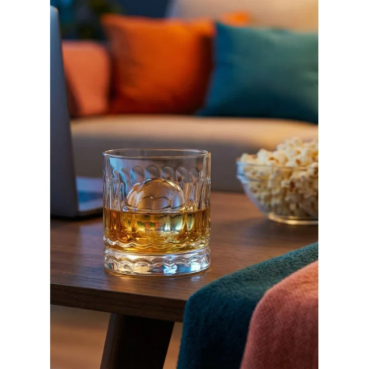 Hermia Concept 'LV-WAV430F' Whiskygläser-Set (6-teilig), Transparent, 8,5 x 8,5 x 9,1 cm, 330 ml – Bild 4