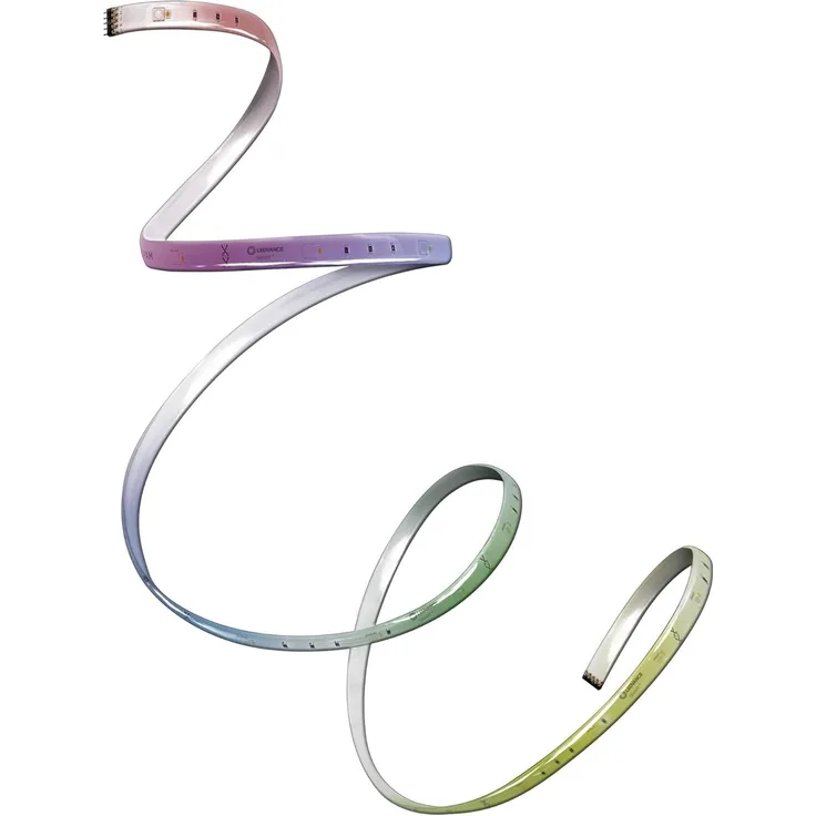 OSRAM SMART+ LED Streifen, Bluetooth RGB LED Strip, dimmbar, warmweiß, tageslicht (2000K - 6500K), Länge 180cm, 4er Pack, Kompatibel mit Apple Homekit und LEDVANCE Smart+ App für Android