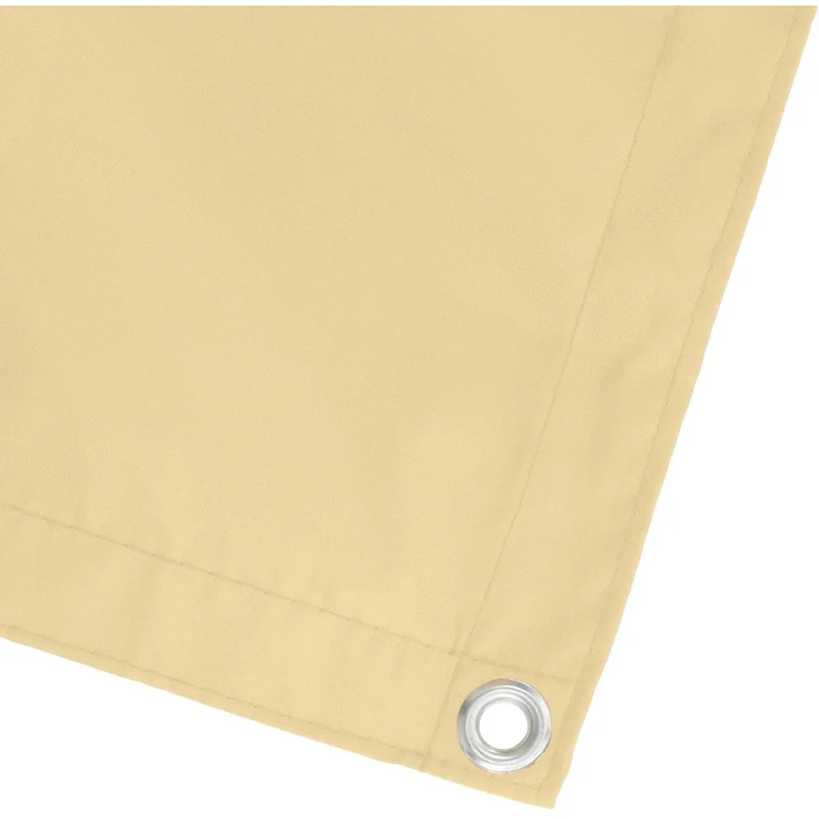 vidaXL Balkonsichtschutz 110 x 500 cm Oxford-Stoff Rechteckig Sand 42030574 – Bild 3