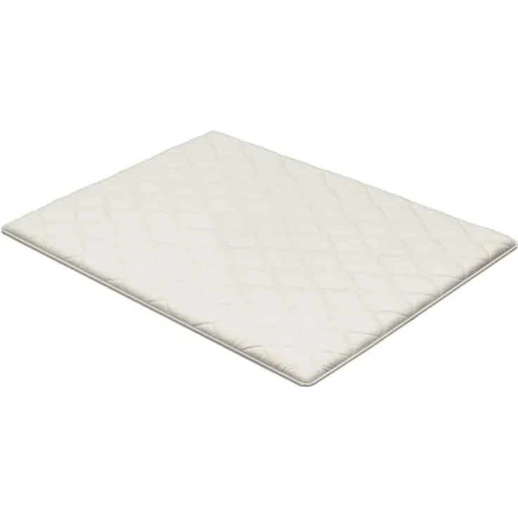 VEVOR japanische Futon-Matratze (2032 x 1524 x 63,5 mm), Faltbare Tatami (Queen Size), Bodenmatratze mit Aufbewahrungstasche & Befestigungsmaterial, 9-lagige Schlafmatte für Meditation Yoga, Weiß – Bild 9