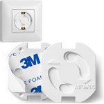 Adlersfeld® - Steckdosen Kindersicherung - [20 Stück] - Steckdosenschutz zum Kleben - Kindersicherung für Steckdose - Steckdosensicherung für Babys und Kinder