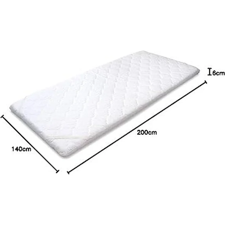 MSS® Noppenauflage mit verst. Bezug - 140x200 cm – Bild 3