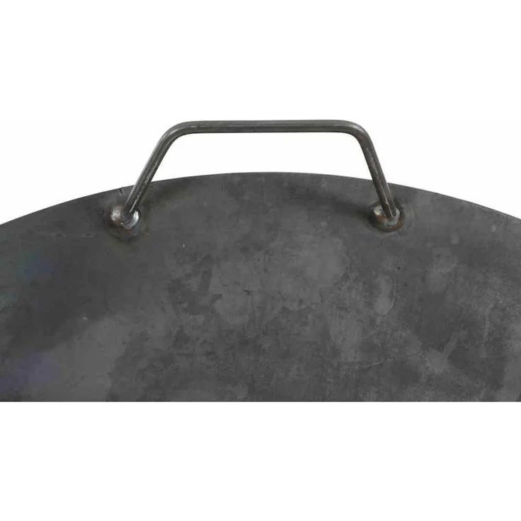 Deckel zu Feuerschale XXL 100 cm Ø 102 x 0,25 cm, unbehandelter Stahl – Bild 5