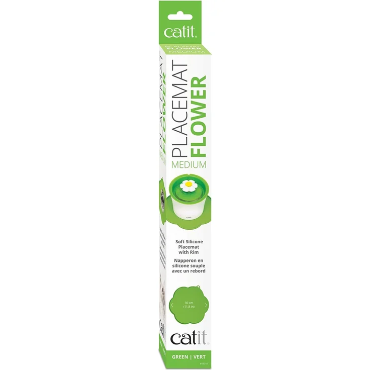 Catit Silikonmatte Blume grün, 30 cm – Bild 2