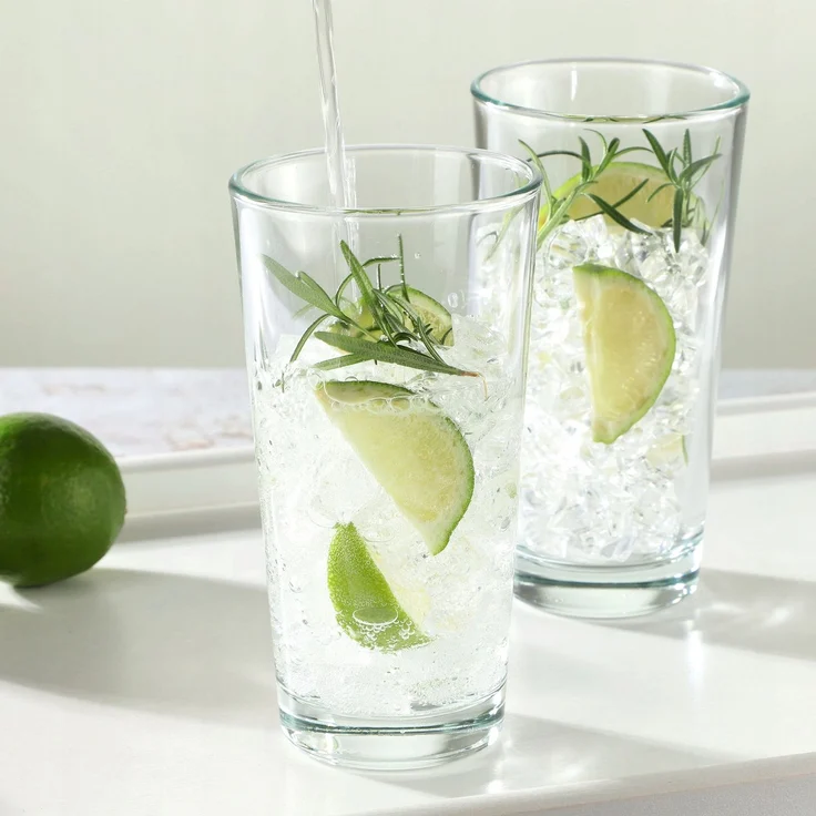 KADAX 8x Gläser 340ml für Getränke Getränke Wasser Glas Set Set – Bild 8