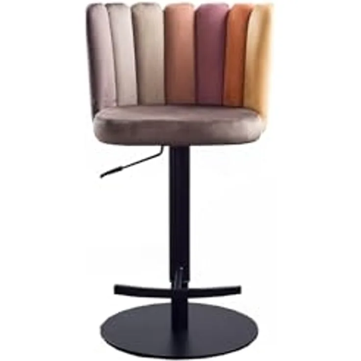 KAWOLA Bistrostuhl JADA (1 St), Drehstuhl höhenverstellbar Velvet verschiedene Farben