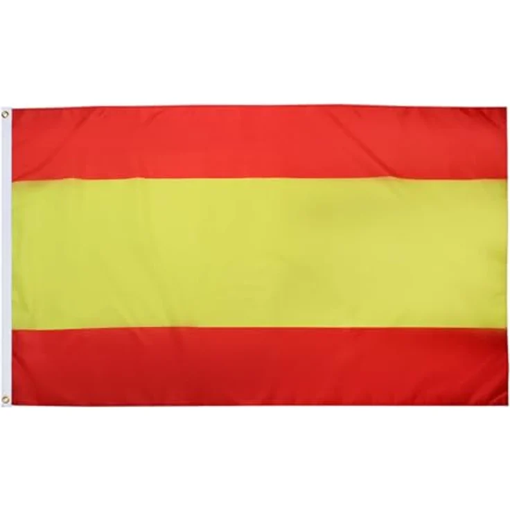 AZ FLAG - Flagge Spanien Ohne Wappen - 150x90 cm - Spanische Fahne 100% Polyester mit Messing-Ösen - 110g – Bild 1
