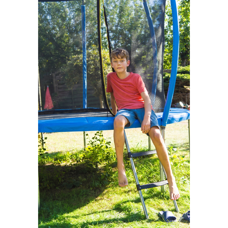 KETTLER 'JUMP' Outdoor Trampolin, Ø 244 cm, blau – Bild 2