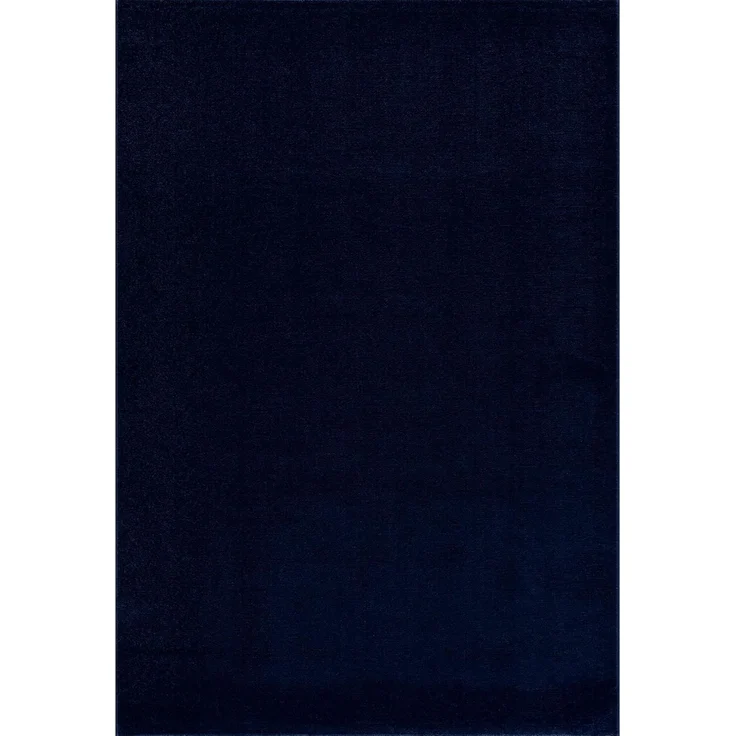 SANAT Kurzflor Teppich Wohnzimmer - Uni Modern Teppiche fürs Schlafzimmer, Arbeitszimmer, Büro, Flur, Kinderzimmer und Küche - Marine, 200x290 cm – Bild 7