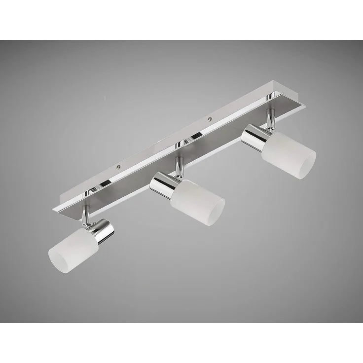 TRANGO LED Deckenstrahler, 2-flammig 2007-28 LED Deckenleuchte Chrom-Optik & Aluminium gebürstet Serie GRACE inkl. 2x G9 LED Leuchtmittel 3.000K warmweiße Lichtfarbe Badleuchte, Flurleuchte, Küchenleuchte, Schwenkbare Deckenspots, Kronleuchter – Bild 5