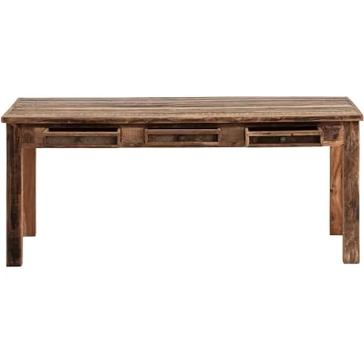 Esstisch Sumatra Altholz rustikal 180x90 cm mit Schubladen - massivum – Bild 5