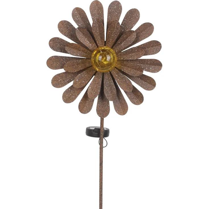 Ambia Garden 'SOLARLEUCHTE' Solarleuchte, Metall rost, 12 x 90 x 26.5 cm, Outdoor geeignet – Bild 3