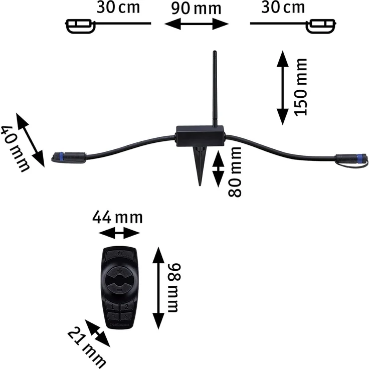 Plug&Shine Funk-Controller, Handsender – Bild 12