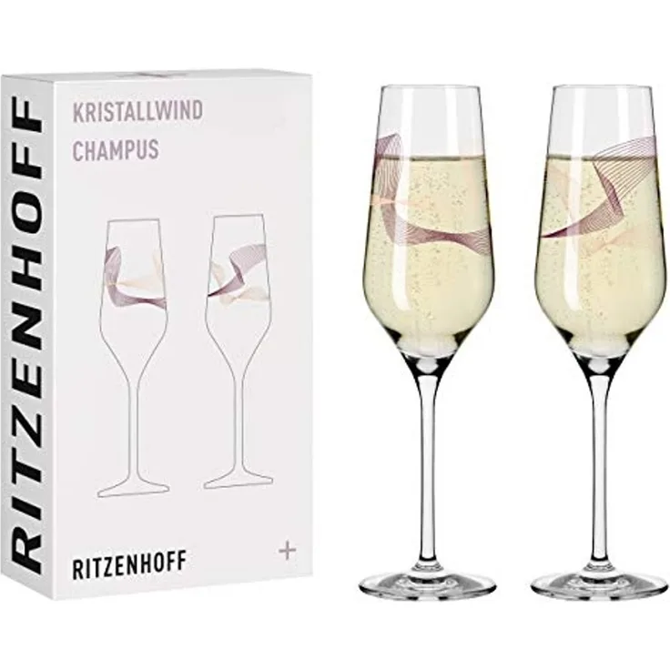Ritzenhoff 3711001 Champagner 2er-Set 001 KRISTALLWIND Romi Bohnenberg 2021