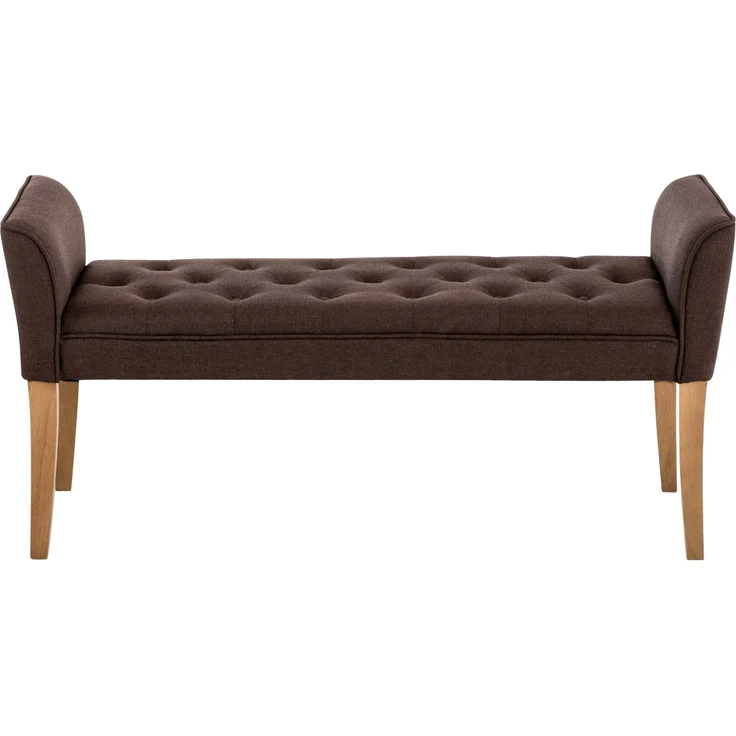 CLP Chaiselongue Cleopatra Gestell aus Kautschukholz,braun antik-hell – Bild 5