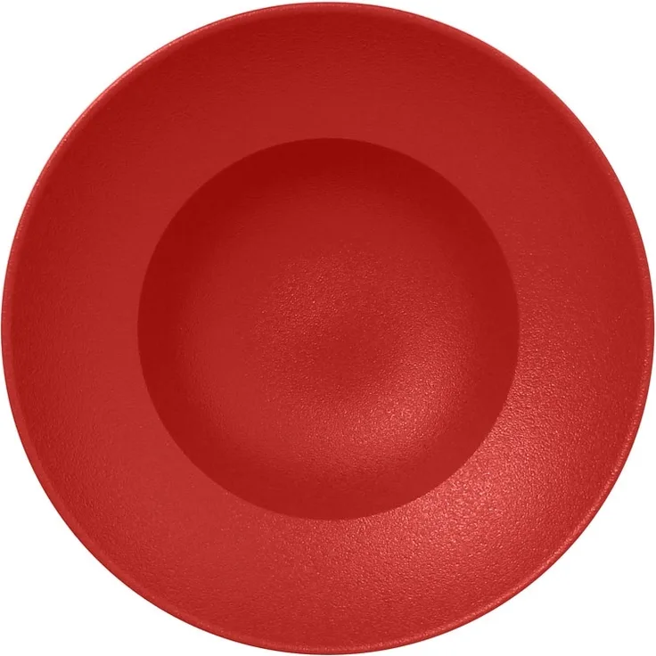 RAK Porcelain Neofusion ember red Teller extra tief rund Ø 26.1 cm / Ht. 8.8 cm / Cont. 50 cl