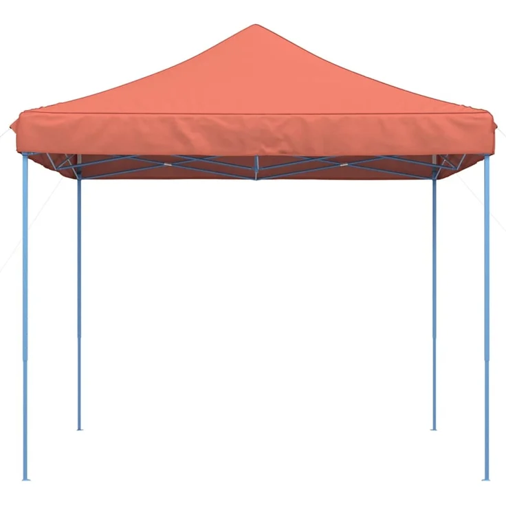 Partyzelt Faltbar, Gartenzelt Pop-Up Terrakottarot 292x292x315 cm – Bild 3