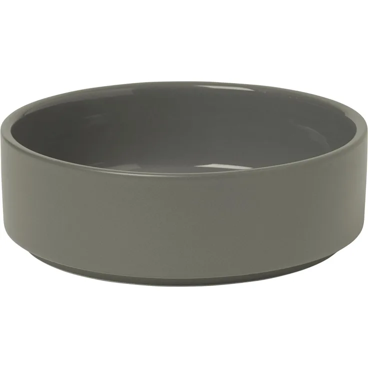 Blomus Pilar Schale, Schälchen, Schüssel, Bowl, Geschirr, Keramik, Pewter, 14 cm, 63979