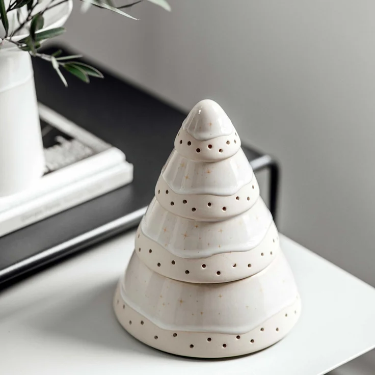 like. by Villeroy & Boch Winter Glow Windlicht Baum ø 14,6 cm – Bild 2