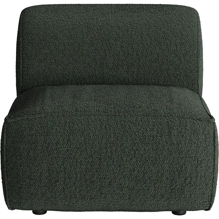 Vente-unique - CAMILIO Sofa Stoff Grün - B 102 cm x H 74 cm x L 270 cm – Bild 4
