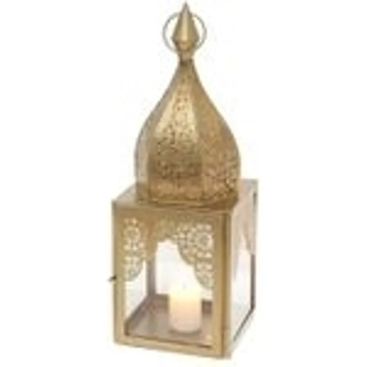 Orientalisches Windlicht Modena Gold M – Bild 1