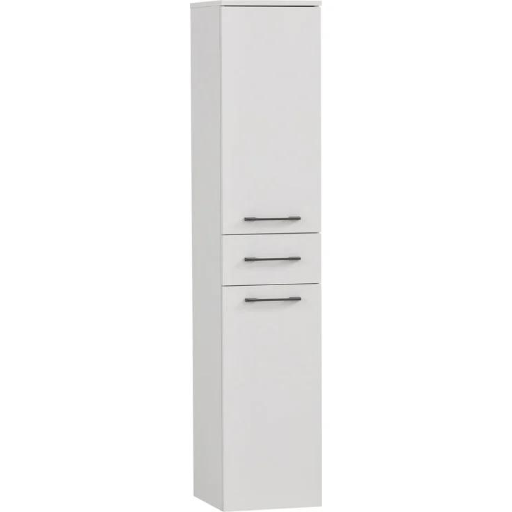 Schildmeyer Hochschrank Maxim 154805, mattweiß, 32,7 x 35,3 x 159 cm