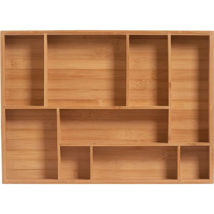 Zeller Present Schubladeneinsatz Bamboo (1 St), 9 Fächer für genügend Platz – Bild 4