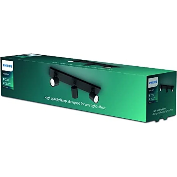 Philips myLiving Spot Runner 3flg. 3x20W schwarz exkl. LM – Bild 2
