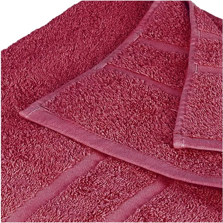 StickandShine Saunatuch 4er Set Premium Frottee Saunatücher 80x200 cm BORDEAUX Frottee – Bild 2