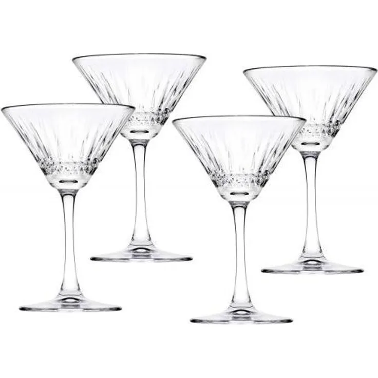 Martini Glas Elysia 22cl - 4 Stück - Cocktailglas