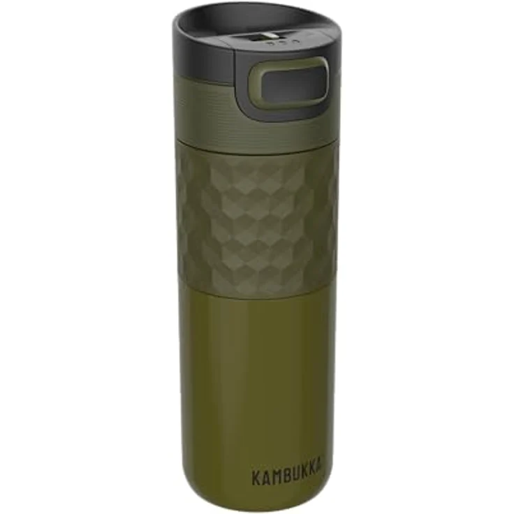 Kambukka Trinkbecher 500 ml Etna Khaki Warrior Edelstahl – Bild 4