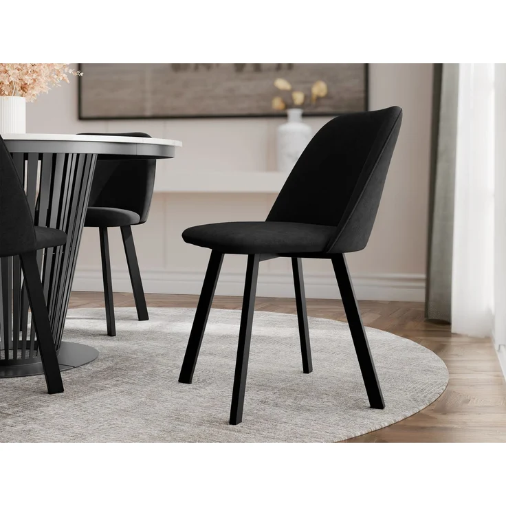 Mirjan24 Polsterstuhl K109 (Farbe: Uttario Velvet 2980), 80 x 58 x 47 cm – Bild 2