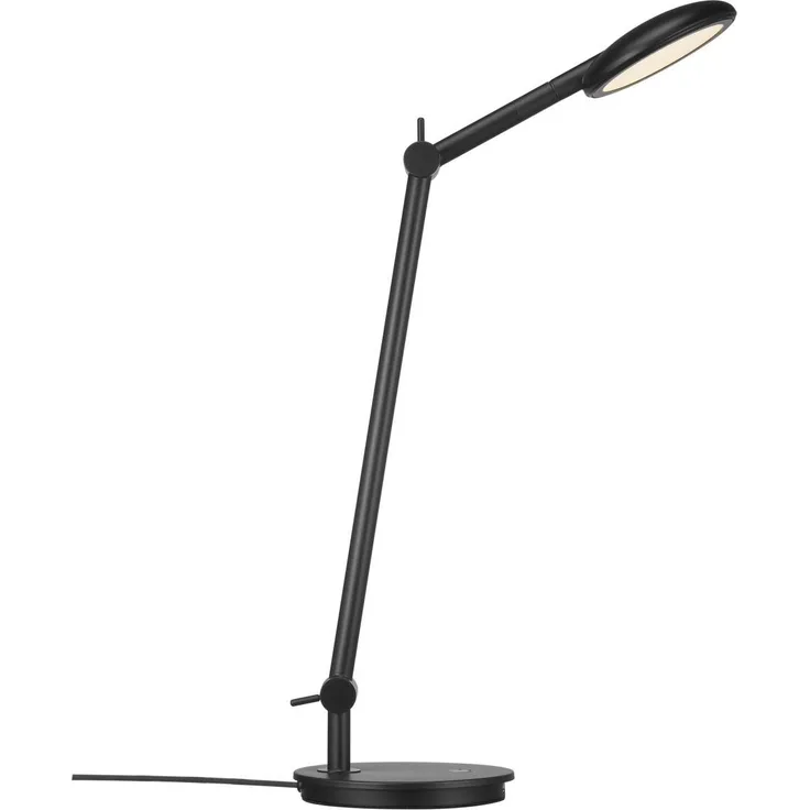 Nordlux BEND LED Schreibtischlampe schwarz 410lm Touchdimmer 27,3x15x45,5cm