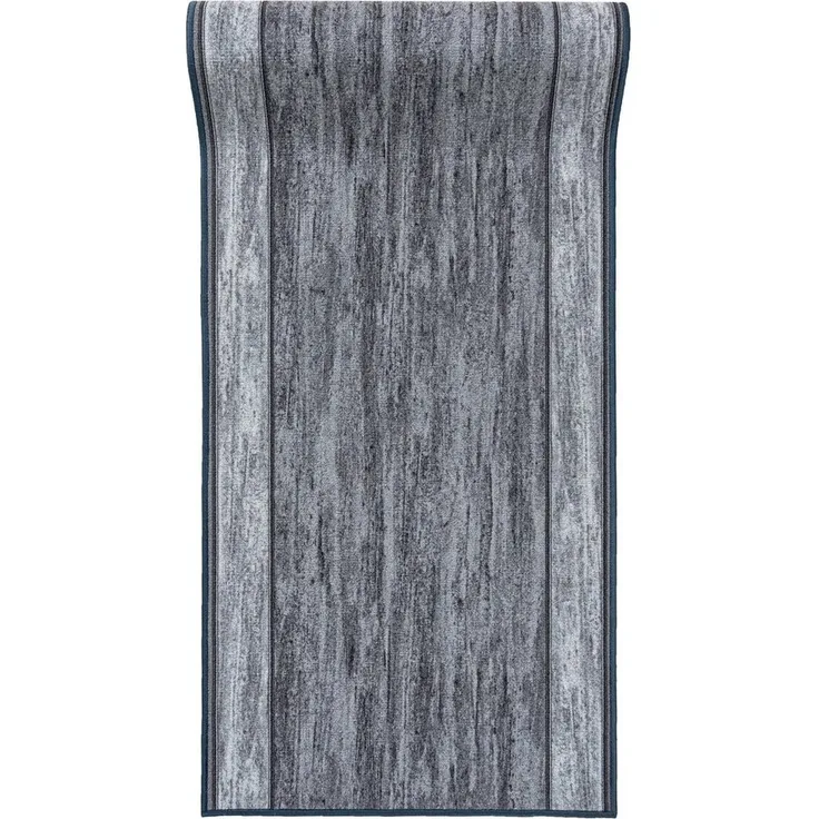 Mazovia Läufer Läufer Teppichläufer Brücke - Vorzimmer Küche - Grau, 67 x 100 cm, Kurzflor, Rutschfest, Meterware, Verschiedene Größen