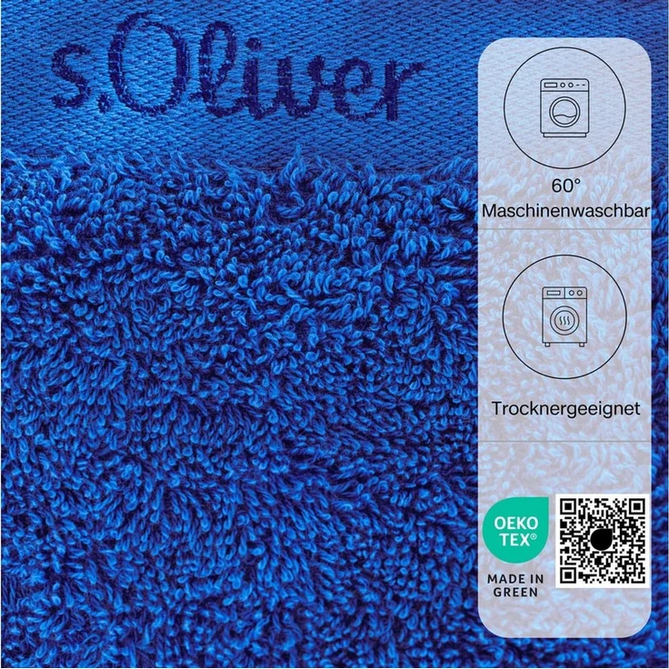 s.Oliver Waschhandschuh s.Oliver, Premium Qualität, 600 gr/m², auch als Sets erhältlich, Walkfrottier (1-St), große Farbauswahl, auch als Duschtuch, Handtuch, Gästetuch – Bild 4