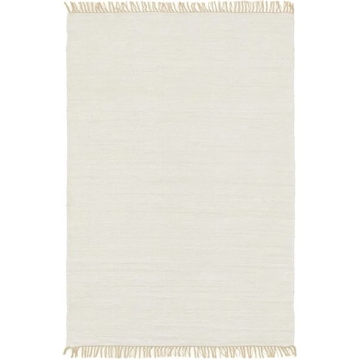 Interiyou Teppich Toledo, Rechteckig, Höhe: 5 mm, Teppich Wohnzimmer, Flur, pflegeleicht, 100% recycelte Baumwolle – Bild 4